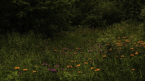 Wildflower Meadow in Full Bloom