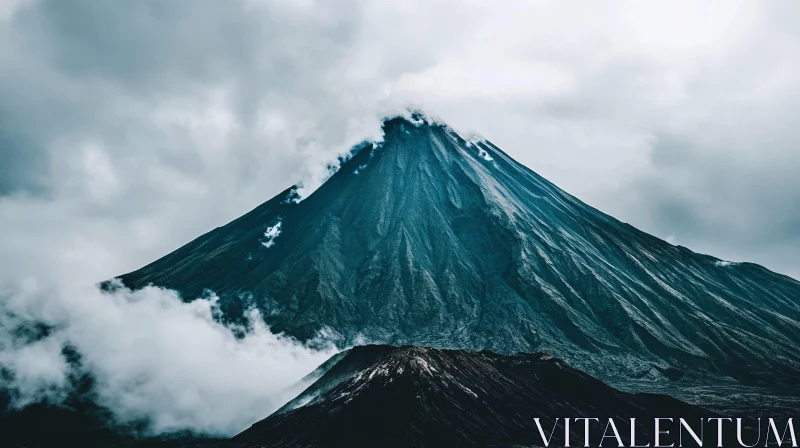 AI ART Volcanic Majesty in Nature's Embrace