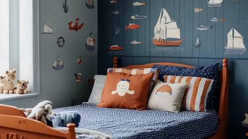 Cozy Nautical Kids' Room Decor