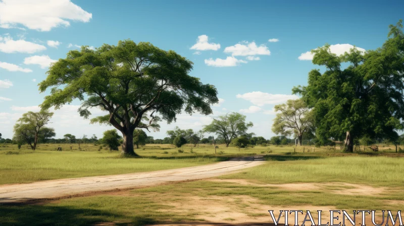 Tranquil Australian Countryside in Sim Games AI Image