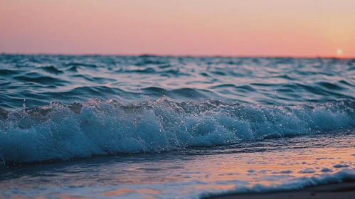 Peaceful Ocean View at Dusk