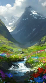 Idyllic Mountain Scenery