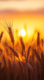 Wheat Field Sunset