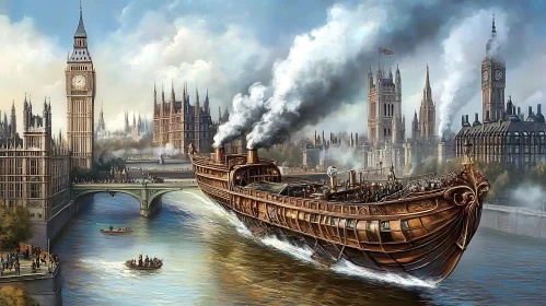 London Steampunk Adventure on the Thames