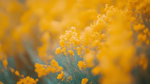 Close-up of Blooming Yellow Flowers