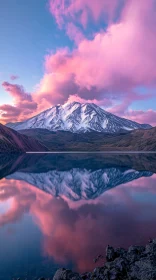 Majestic Mountain Reflection in Tranquil Lake