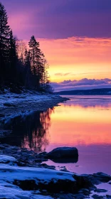 Tranquil Twilight by the Lake