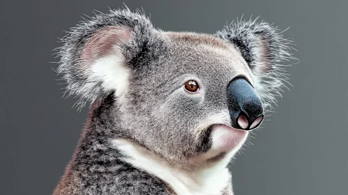 Detailed View of a Koala