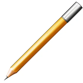 Classic Yellow Wooden Pencil