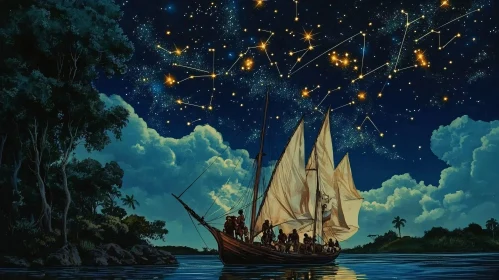 Celestial Night Sail