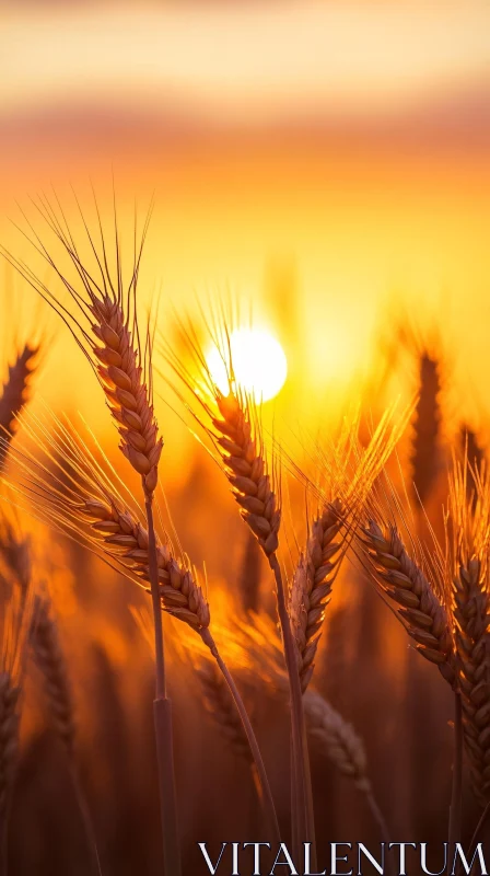 Wheat Field Sunset