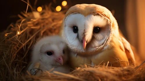 Charming Portraits of Barn Owls in Soft Lighting