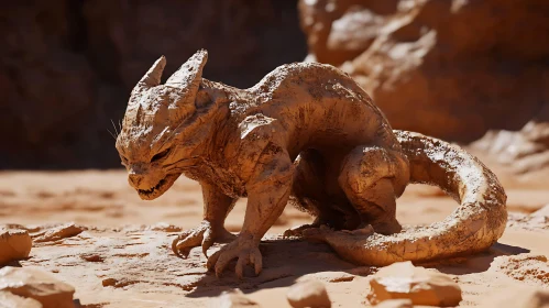 Desert Monster Clay Art