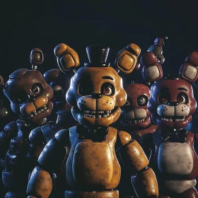 Horror Animatronics at Night