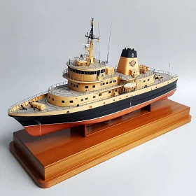 Detailed Ship Model Display