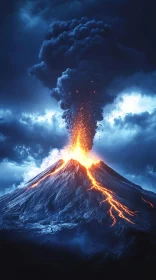 Intense Volcanic Eruption