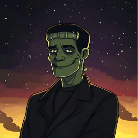 Frankenstein's Monster under the Stars