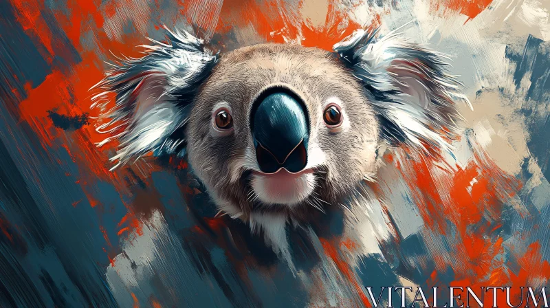 AI ART Creative Koala Artwork