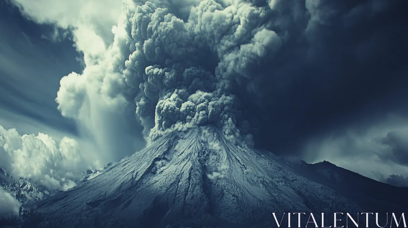 AI ART Majestic Volcanic Eruption