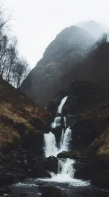 Mystical Waterscape with Cascading Falls