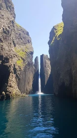 Majestic Waterfall in the Heart of Nature