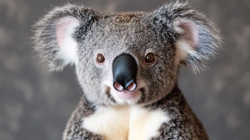 Close-Up of a Koala in Nature