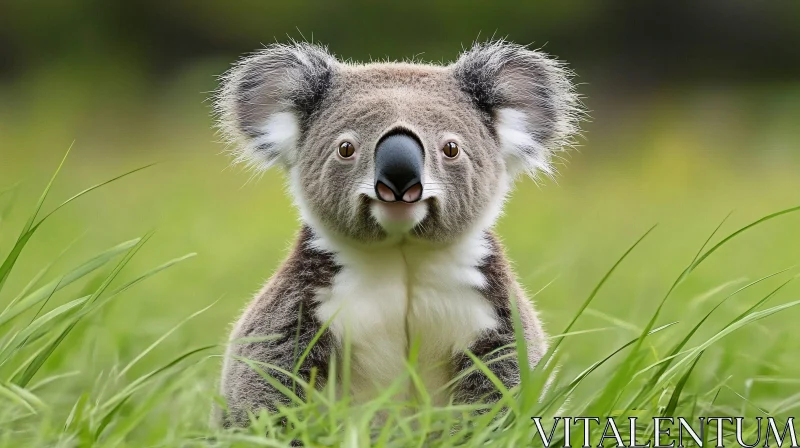 Koala Amongst Greenery AI Image