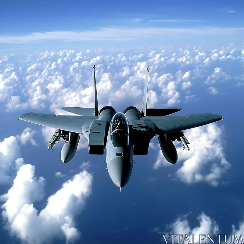 AI ART State-of-the-Art Jet in Flight