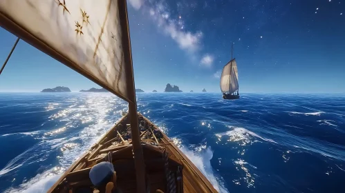 Ocean Sailing with Stars as a Guide