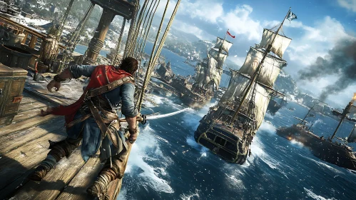 Pirate in High Seas Combat