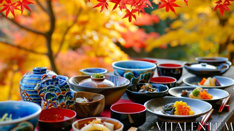 Delicious Traditional Japanese Meal | Exquisite Dining Experience AI Image
