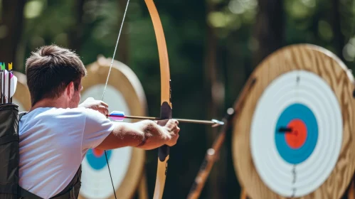 Skilled Archer Aiming at Target with Precisionism Influence