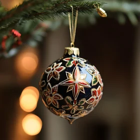 Intricately Designed Festive Christmas Bauble