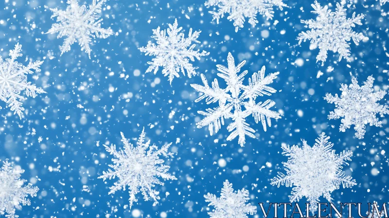 AI ART Exquisite Snowflakes Displaying Natural Beauty