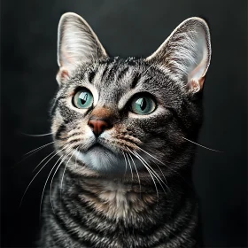 Tabby Cat Portrait