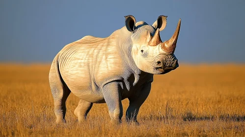 Wildlife Encounter: Rhino at Sunset