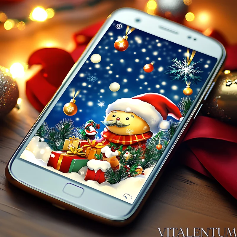 AI ART Holiday Festivities on Mobile