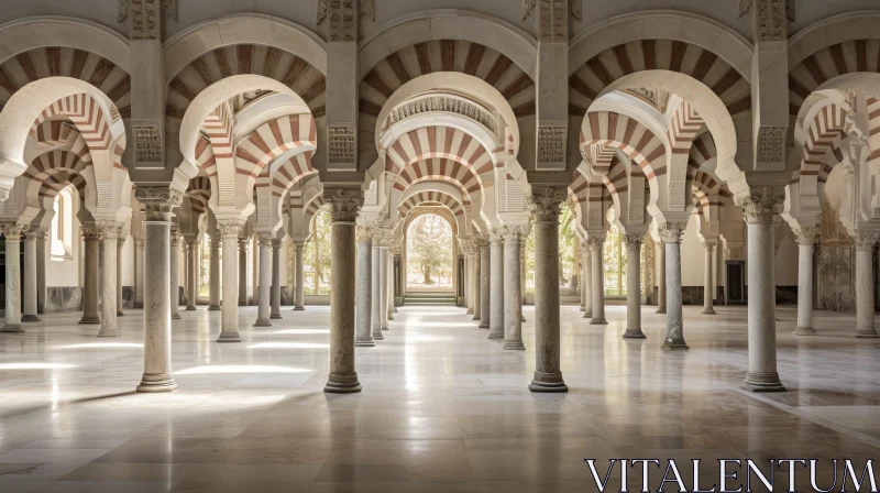 Great Mosque of Cordoba Interior - Architectural Masterpiece AI Image