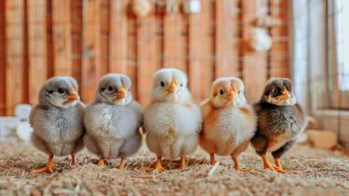 Adorable Baby Chickens Photography