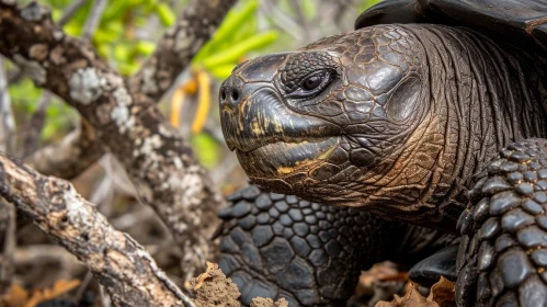 Close-up of a Galapagos Tortoise | Majestic Giant | Nature Photography