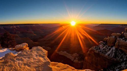 Sunset over the Grand Canyon: Capturing the Serene Beauty of Nature