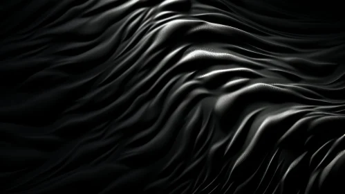 Black and Silver Gradient Wavy Texture Image