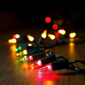 Vibrant Holiday Lights with Festive Glow