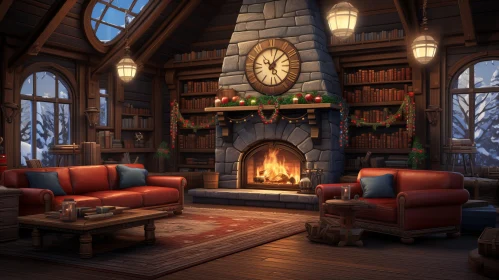 Christmas Living at the Forest Lodge - Cozy Cabin and Fireplace