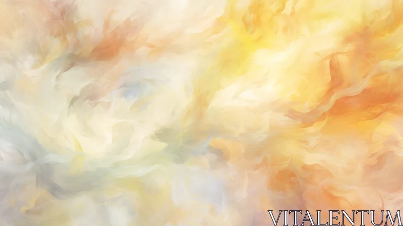 Colorful Abstract Painting | Dreamy Organic Pattern AI Image