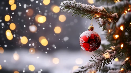 Festive Christmas Tree Decoration