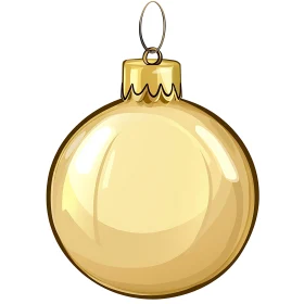Classic Gold Christmas Decoration