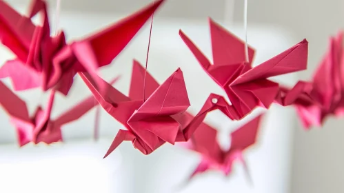 Origami Cranes Mobile - Beautiful Art Installation