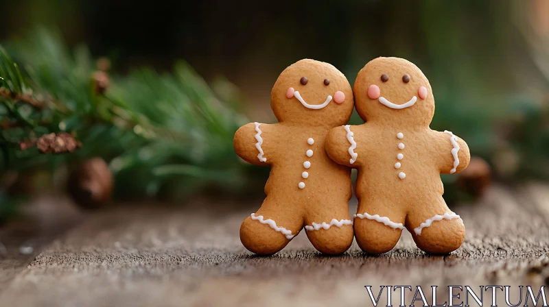 AI ART Holiday Gingerbread Cookies