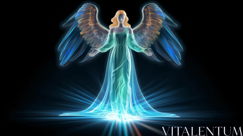 Enchanting Angel Artwork AI Image